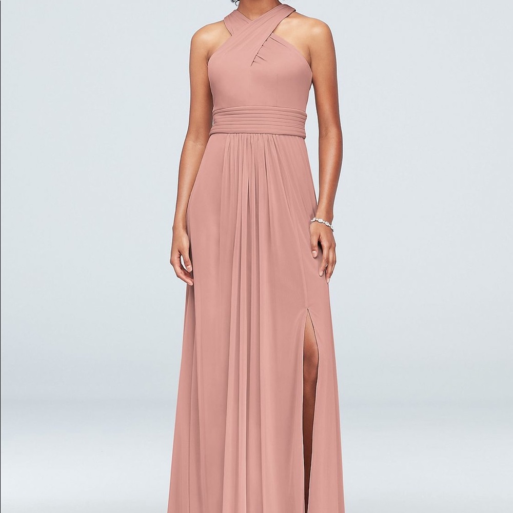 David’s bridal ballet pink dress #19952 size 8